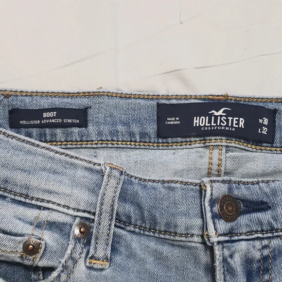 Hollister 30/32 Bootcut Stretch Jean - Picture 5 of 5